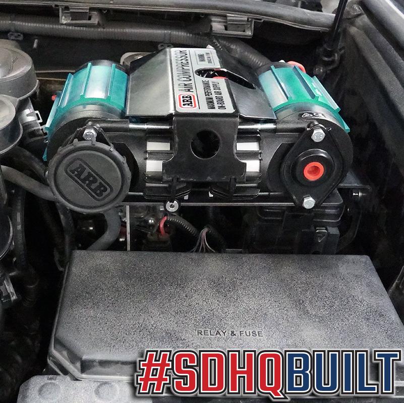 '10-23 Toyota 4Runner SDHQ Built ARB Air Compressor Mount display