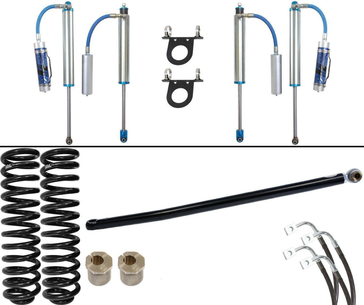 '11-16 Ford F250/350 6.2L Gas 2.5 Pintop System-2.5" Lift Display of Included Parts
