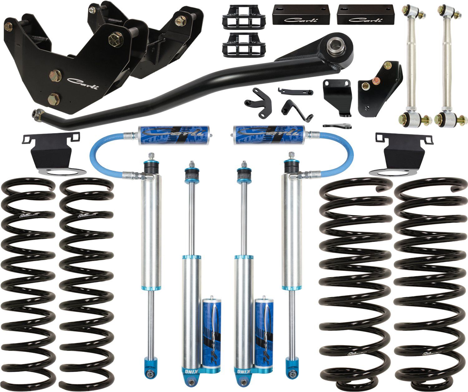 14-18 RAM POWERWAGON 2.0" LIFT PINTOP SYSTEM Display of Included Parts