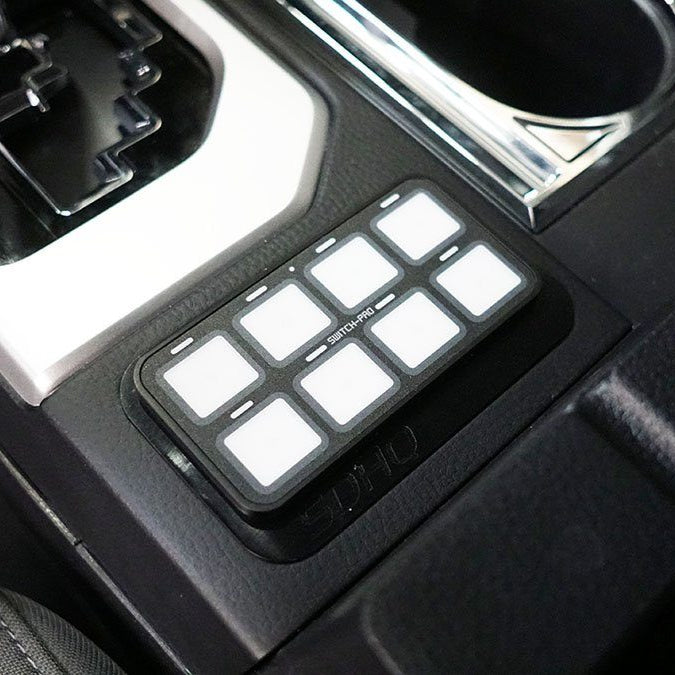 '14-21 Toyota Tundra SDHQ Built Billet Switch-Pros SP-9100 Keypad Mount Lighting SDHQ Off Road display