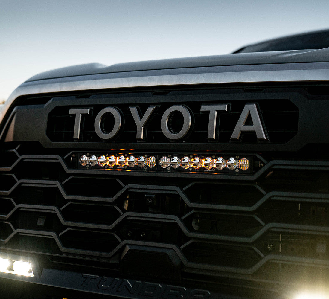 '22-23 Toyota Tundra TRD Grille Baja Designs 20" S8 OEM Replacement LED Light Bar Kit display on Vehicle