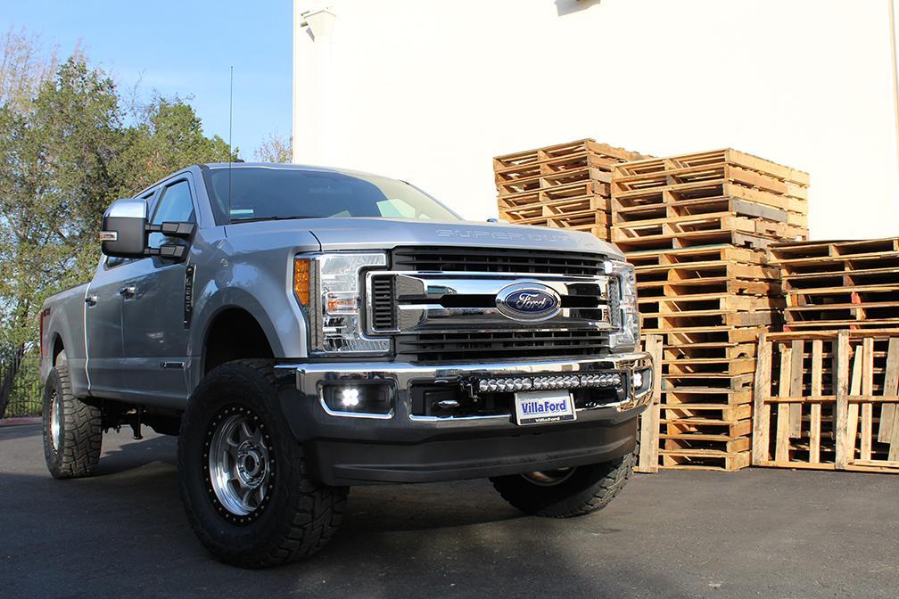 '17-22 Ford F250/350 SAE Fog Light Kit Lighting Baja Designs display on Vehicle