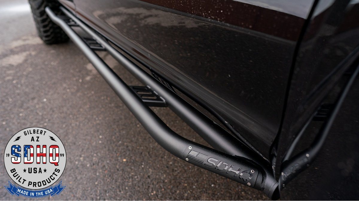 '17-Current Ford Raptor SDHQ Built Weld-On Rock Sliders Protection SDHQ Off Road