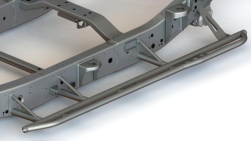 '17-Current Ford Raptor SDHQ Built Weld-On Rock Sliders Protection SDHQ Off Road