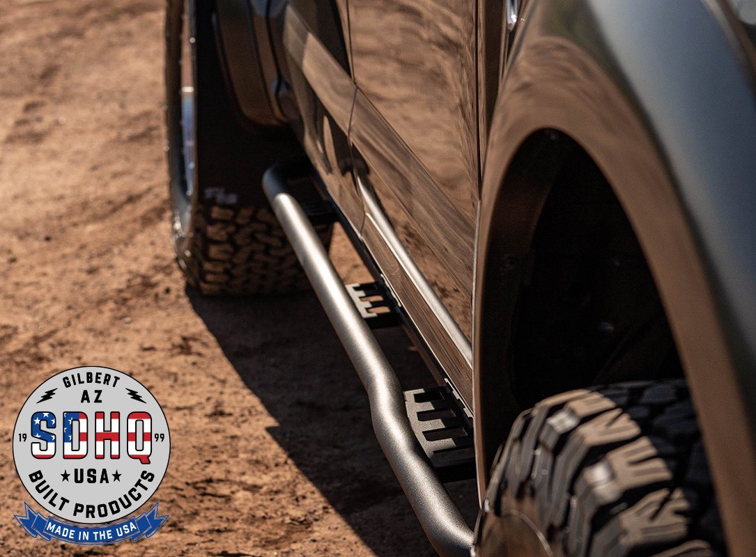 '17-Current Ford Raptor SDHQ Built Weld-On Rock Sliders Protection SDHQ Off Road