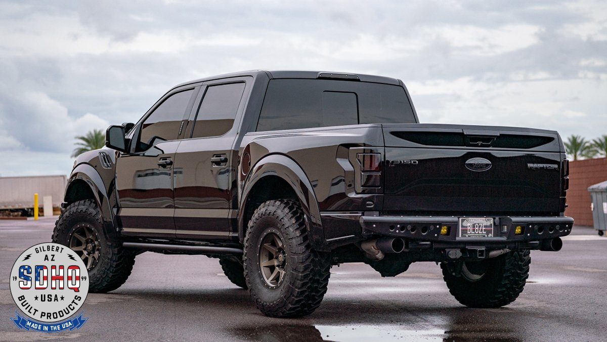 '17-Current Ford Raptor SDHQ Built Weld-On Rock Sliders Protection SDHQ Off Road