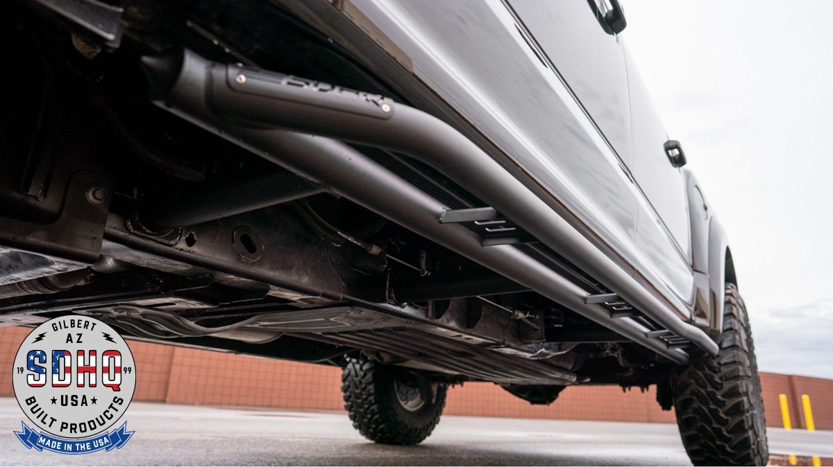 '17-Current Ford Raptor SDHQ Built Weld-On Rock Sliders Protection SDHQ Off Road