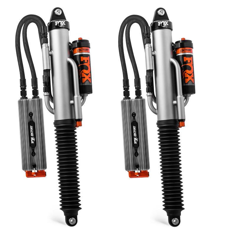 '17-18 Ford Raptor 3.0 Fox Factory Series Piggyback QAB Rear Shocks Display of Included Parts