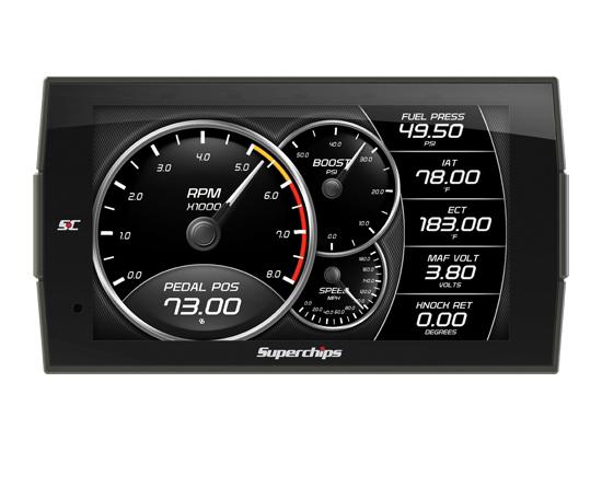'18-23 Jeep JL Superchips Trail Dash 3 Electrical Superchips display