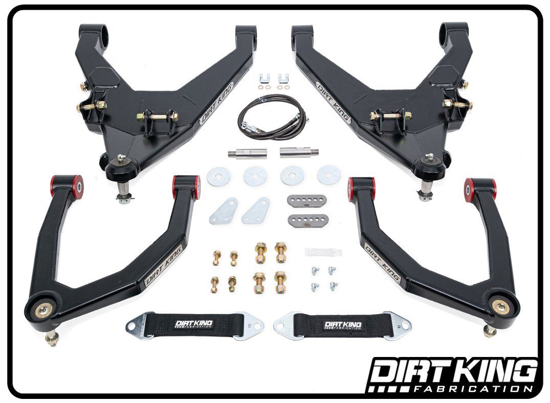 '19-23 Chevy/GMC 1500 Long Travel Kit Display of Included Parts