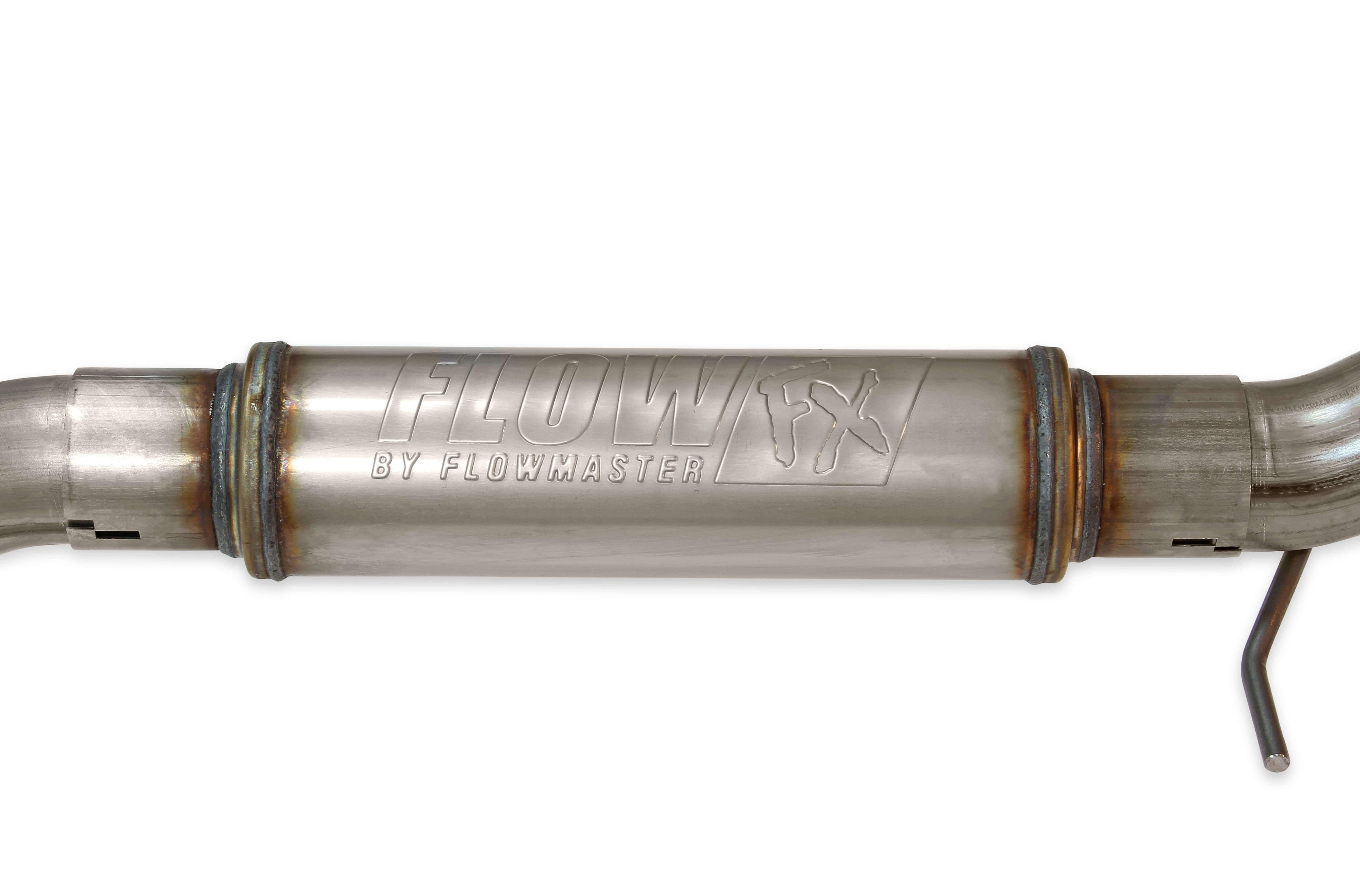 '19-23 Ford Ranger FlowFX Cat Back Exhaust Close-up Display