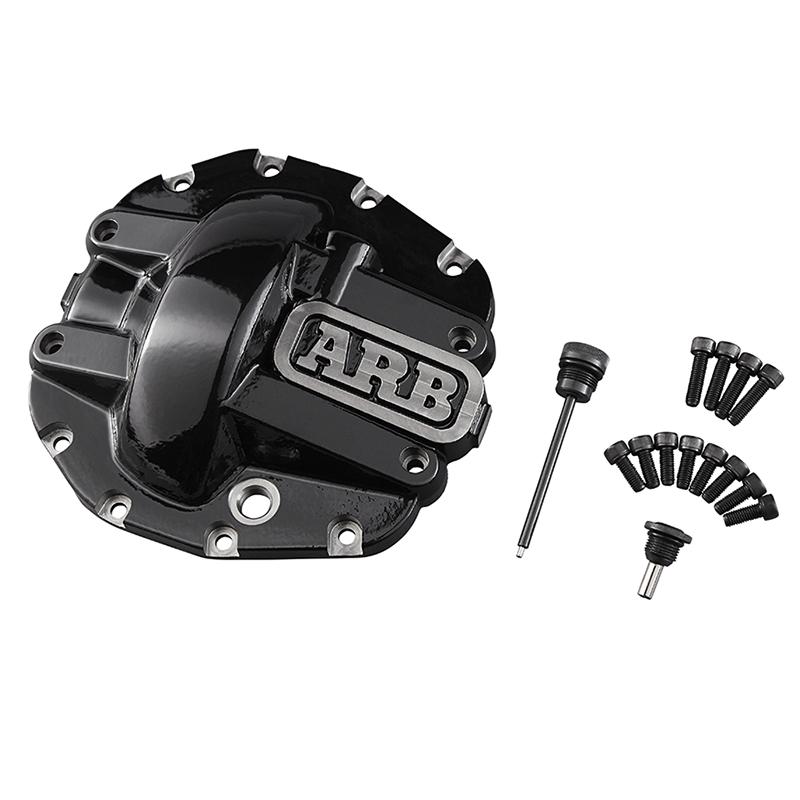 '19-23 Ford Ranger M200 black Rear Axle Differential Cover Drivetrain ARB Included parts (Face View) Black