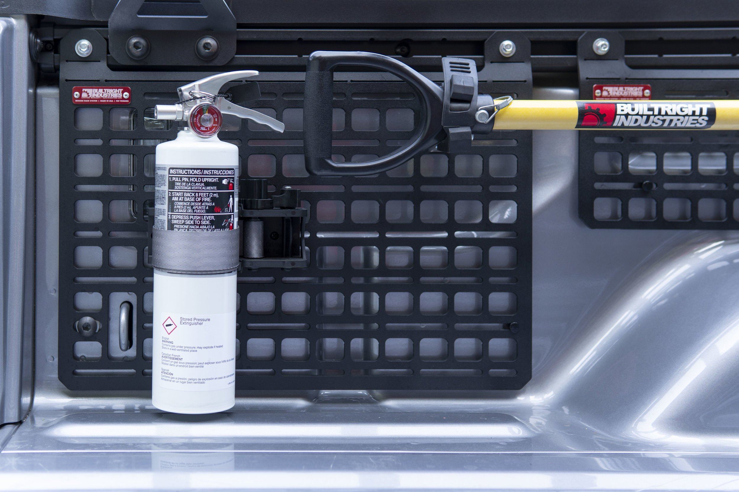 '20-24 Jeep Gladiator (JT) Bedside Rack System-4pc Kit Display in Vehicle