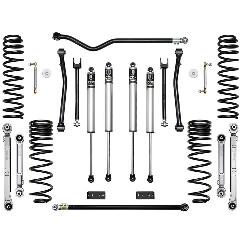 20-23 Jeep Gladiator (JT) 2.5" Suspension System-Stage 5 Suspension Icon Vehicle Dynamics Billet Adjustable Lower and Upper Links parts