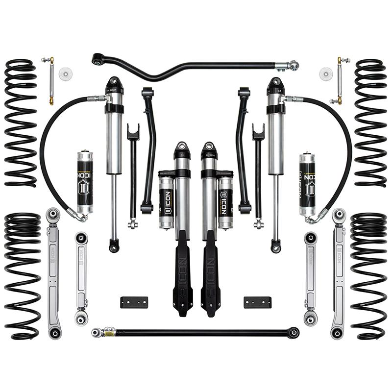 20-23 Jeep Gladiator (JT) 2.5" Suspension System-Stage 7 Suspension Icon Vehicle Dynamics Billet Adjustable Lower and Upper Links parts