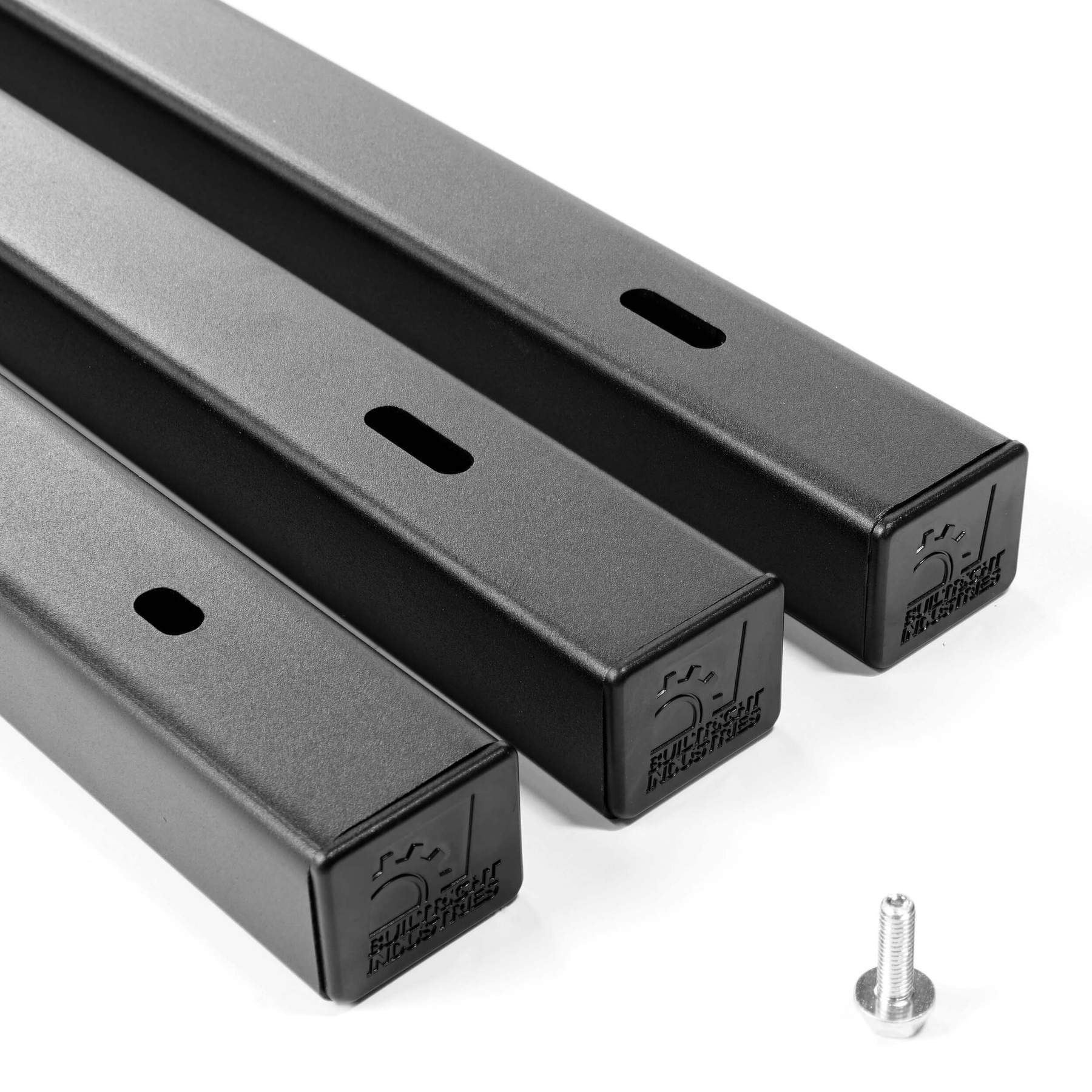 '20-24 Jeep Gladiator BuiltRight Industries Utility Rail System Close-up Display of Included Parts