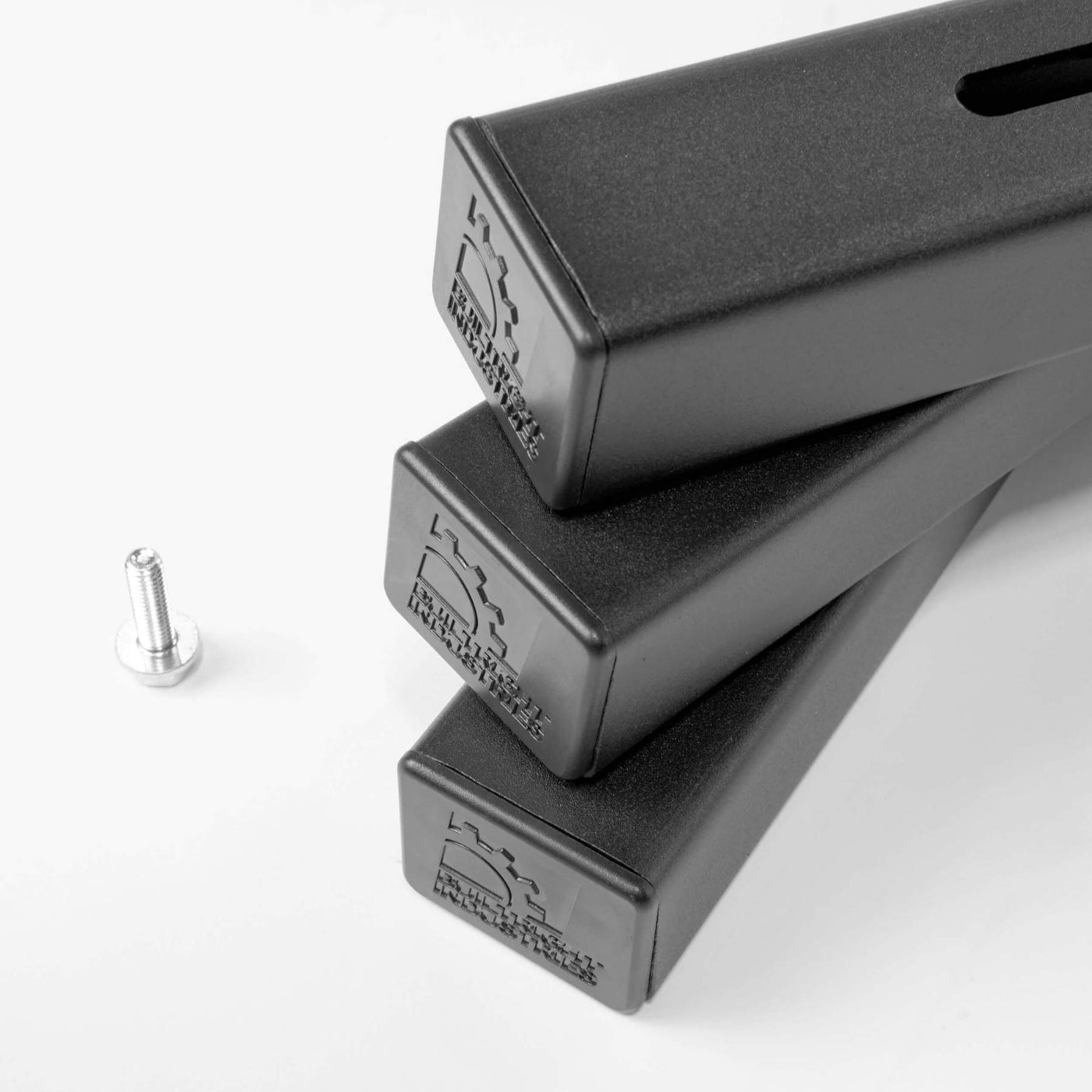 '20-24 Jeep Gladiator BuiltRight Industries Utility Rail System Close-up Display of Included Parts