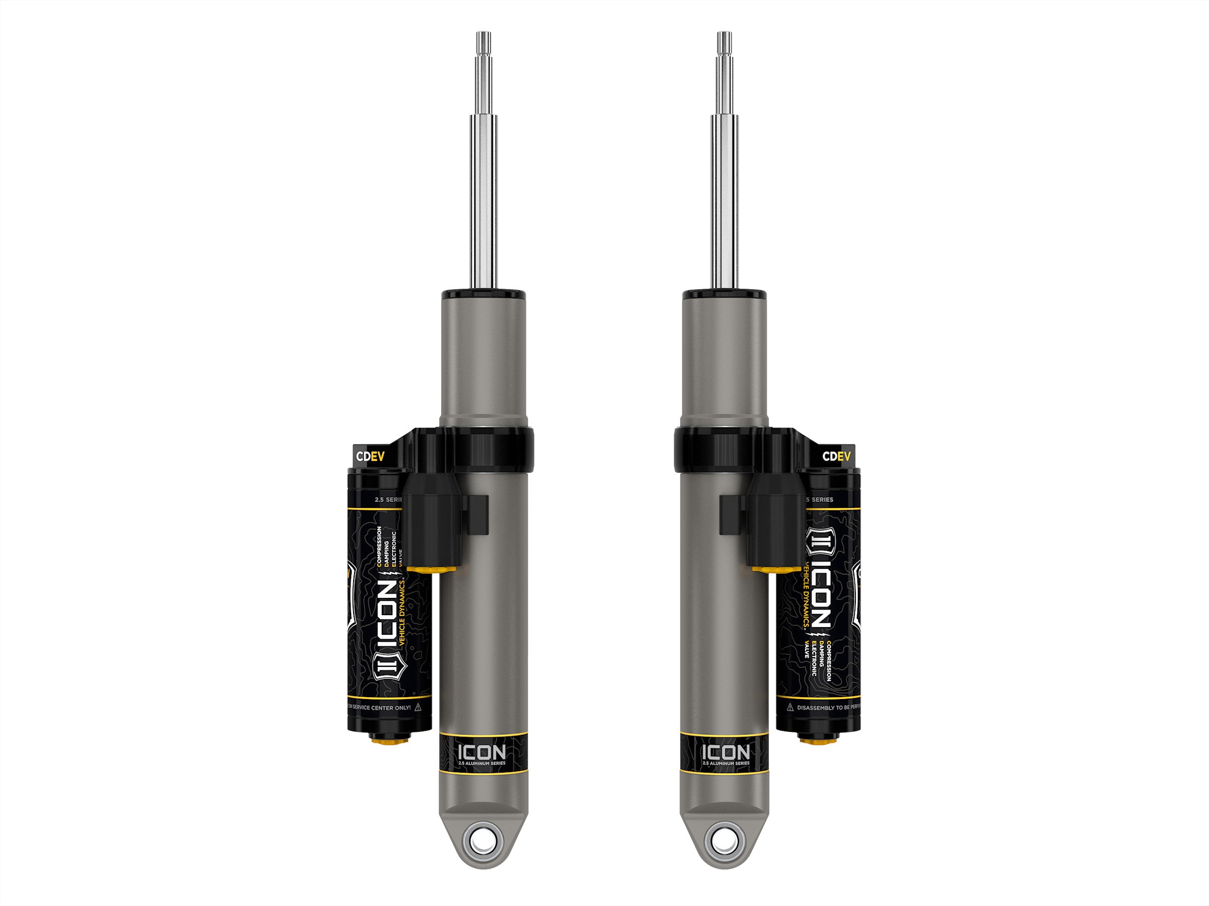 14-23 Ram 2500 Air Ride Icon 2.5 PB CDEV Rear Shocks (0-2" Lift)