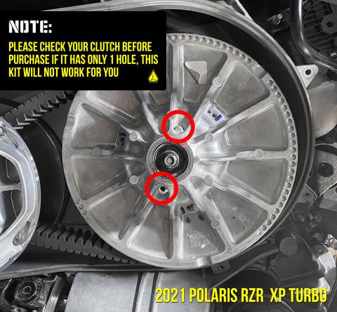 Assault Industries RZR Belt Replacement Tool display example of usage