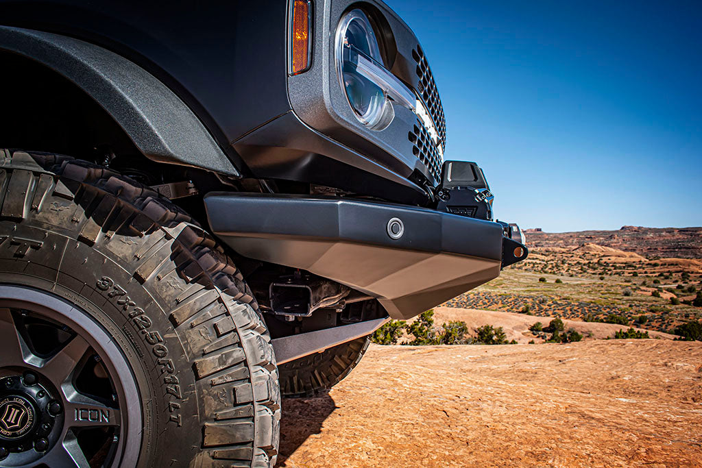 21-23 Ford Bronco Icon Pro Series Front Winch Bumper (side view)