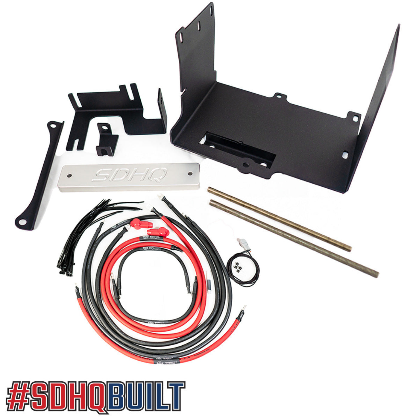 '10-24 Toyota 4Runner SDHQ Built "Build your Own" Dual Battery Kit display of included components