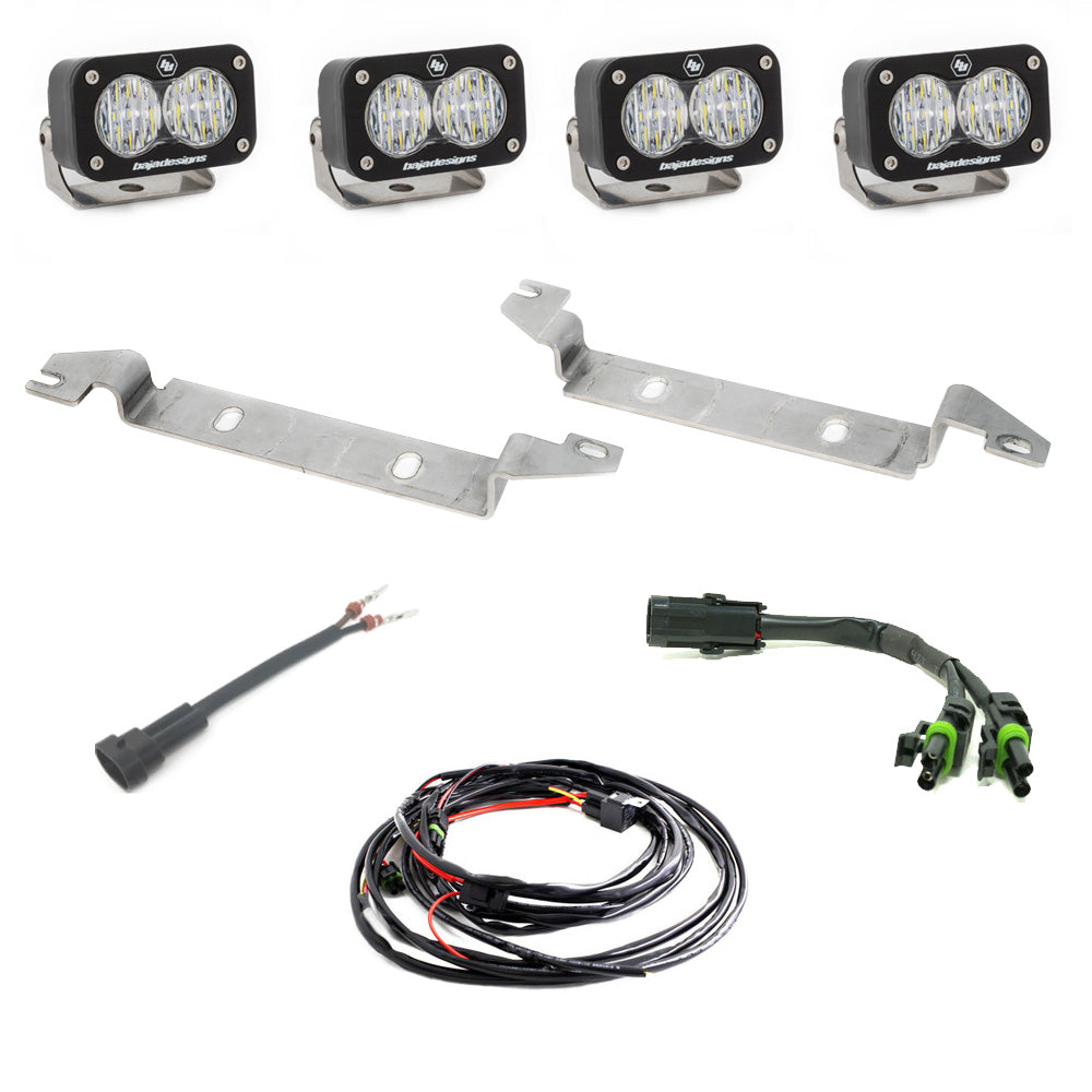 '22-23 Toyota Sequoia S2 Sport OEM Fog Light Replacement Kit Display of Included Parts