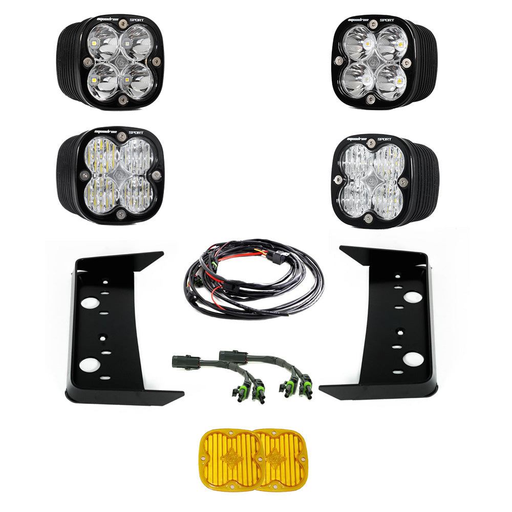 '22-23 Toyota Tundra Squadron Sport Vent Kit Display of Included Parts
