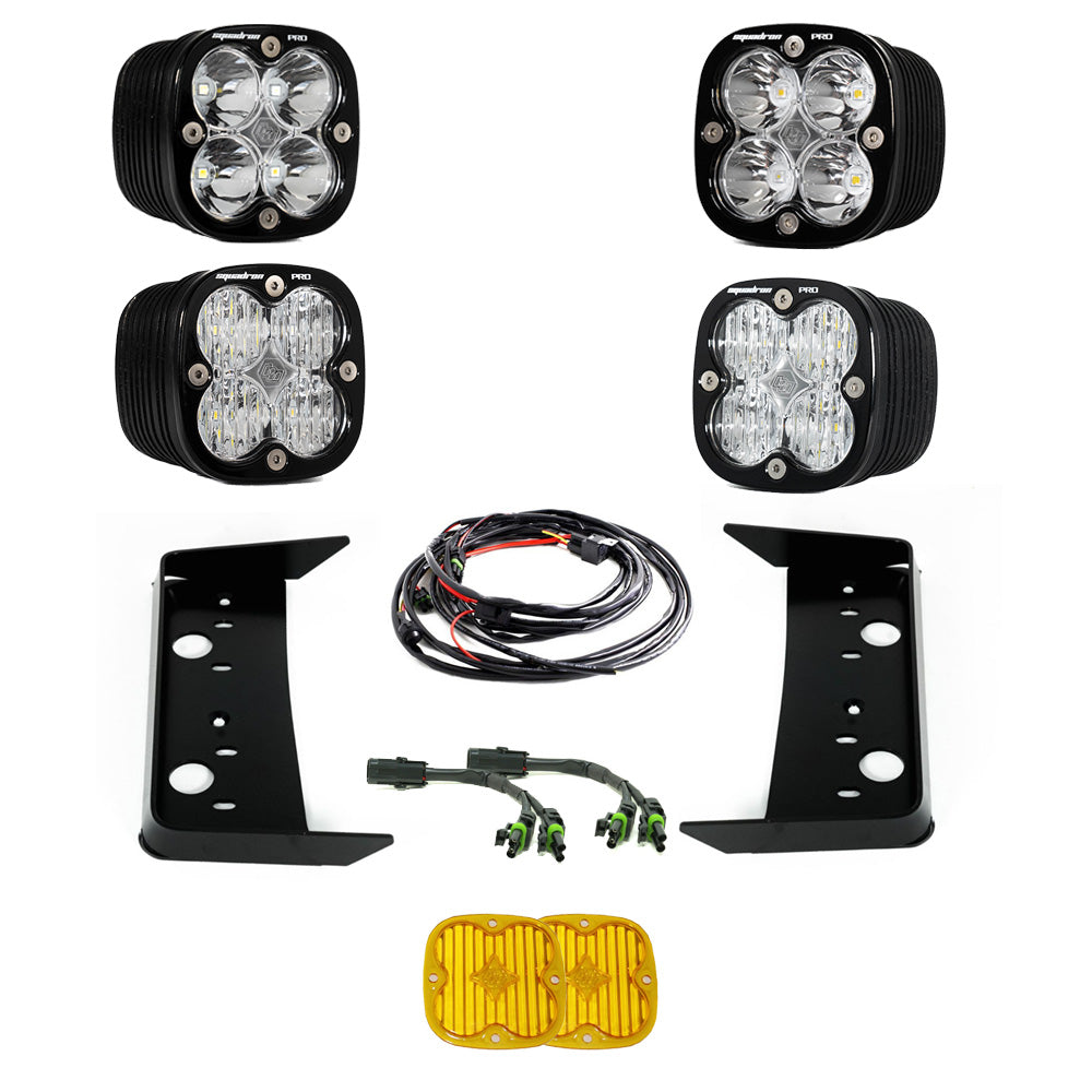 '22-23 Toyota Tundra Squadron Pro Vent Kit Display of Included Parts