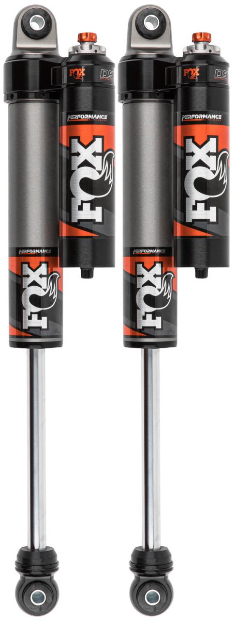 '17-23 Ford Super Duty Fox Performance Elite Series 2.5 PB Rear Shocks Display of Included Parts