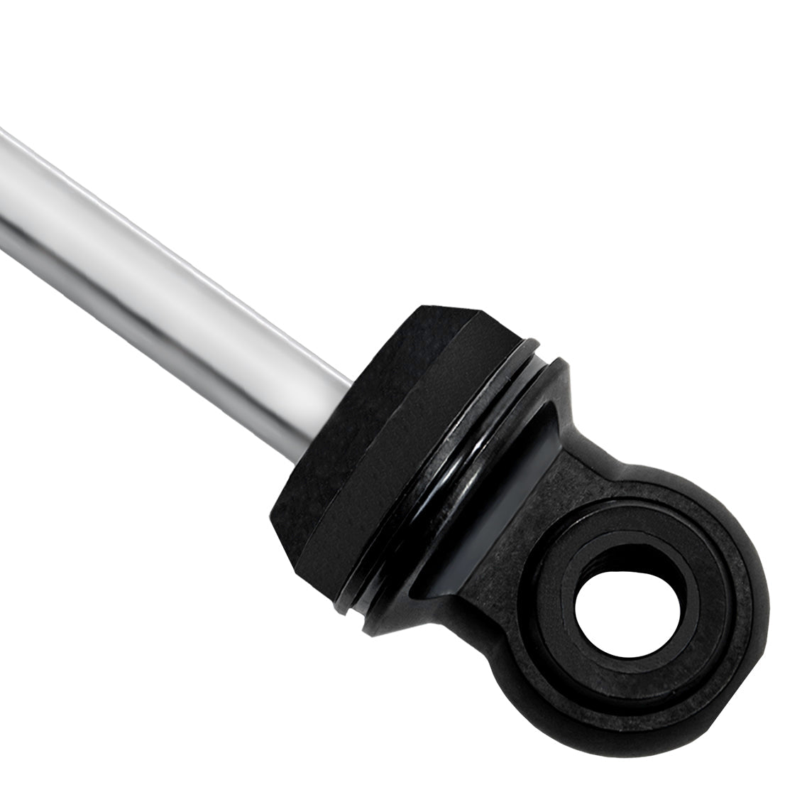 '05-23 Toyota Tacoma Fox Performance Elite Series RR 2.5 Rear Shocks (0-1.5" Lift) Close-up Display