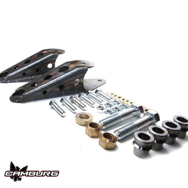 '93-12 Ford Ranger Camburg 3-Link Kit Display of Included Parts