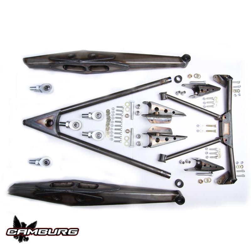 '93-12 Ford Ranger Camburg 3-Link Kit Display of Included Parts