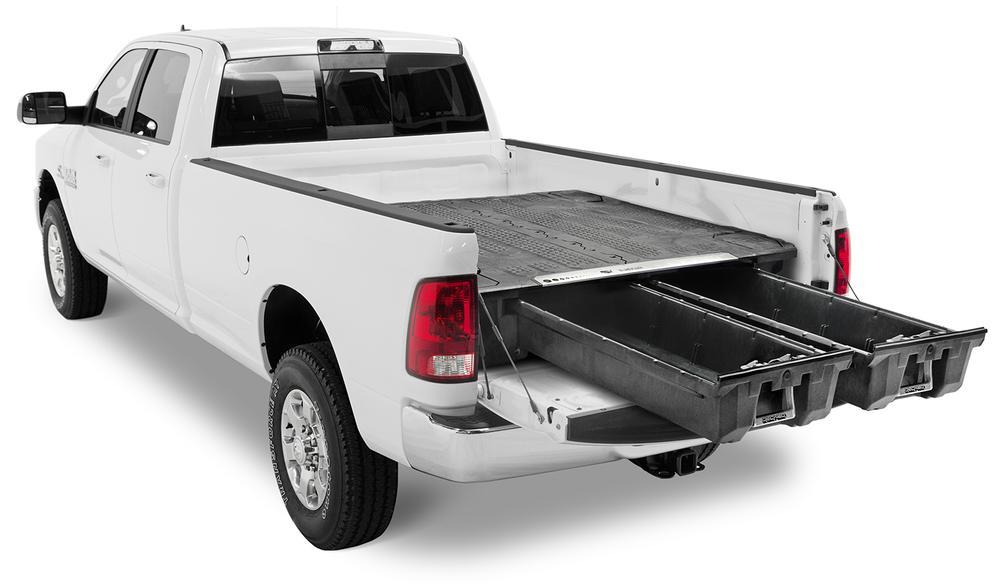 '02-18 Ram 1500 Truck Bed Storage System Display in Vehicle