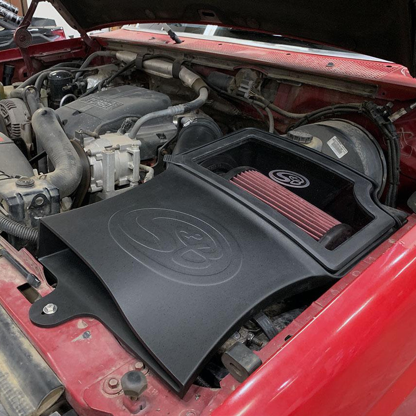 '94-97 Ford Powerstroke 7.3L Cold Air Intake S&B Filters display