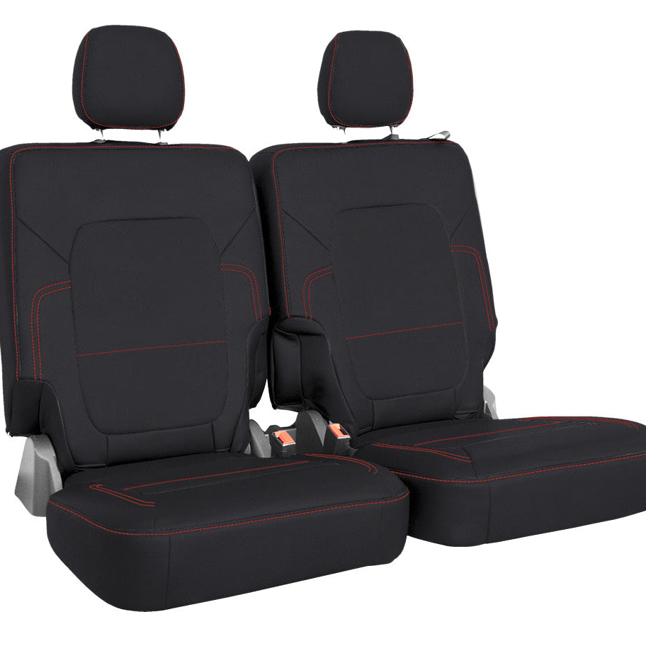 '21-23 Ford Bronco 2-Door PRP Rear Bench Seat Covers w/Red Stitching display