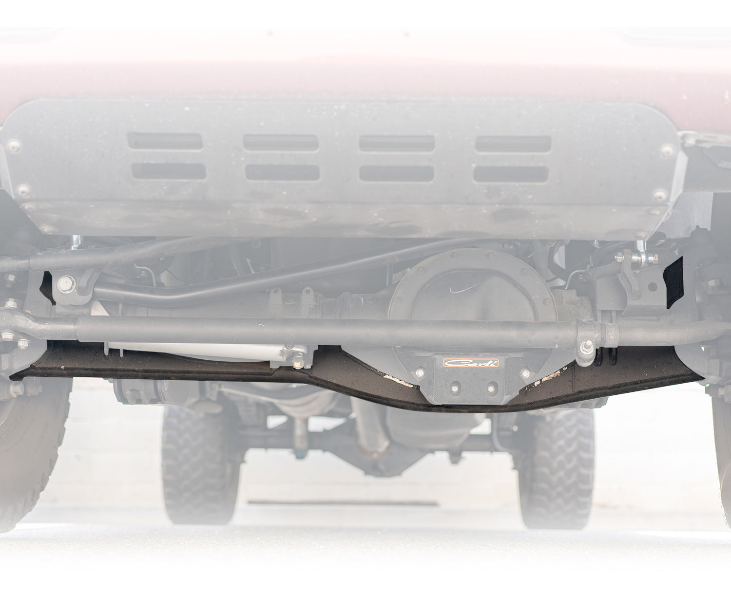 14-24 Ram 2500/3500 Carli Front Axle Truss – AAM 9.25 CAD Display on vehicle