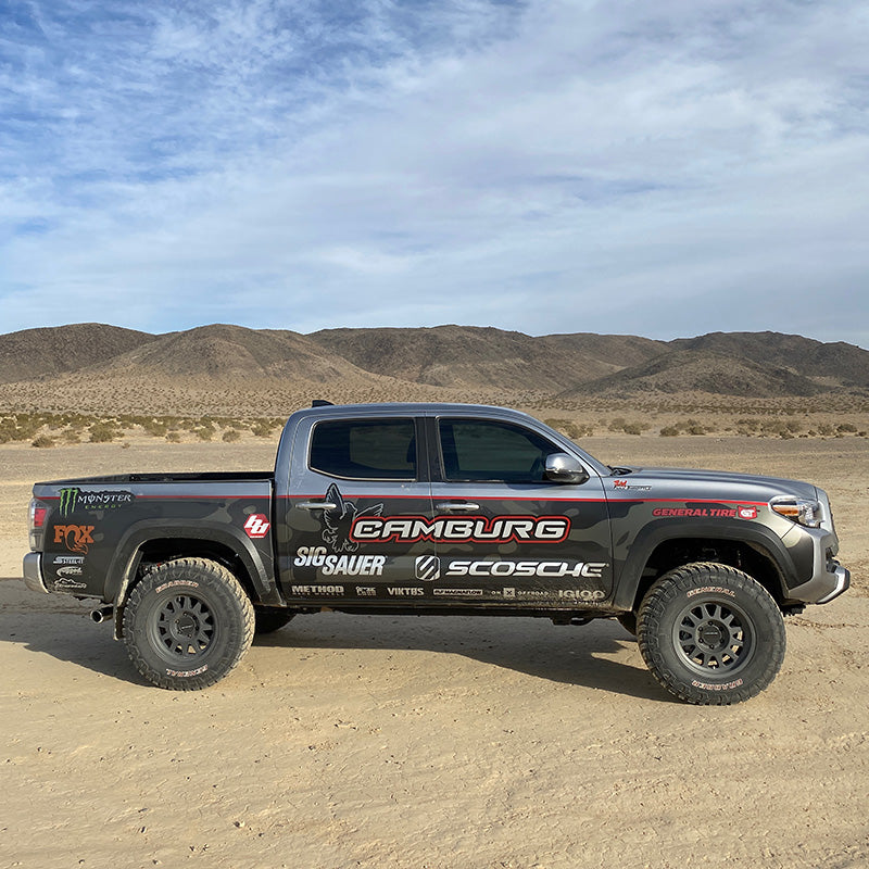 '05-23 Toyota Tacoma Camburg Fox 2.5 Performance Elite Suspension Lift Kit Display on Vehicle