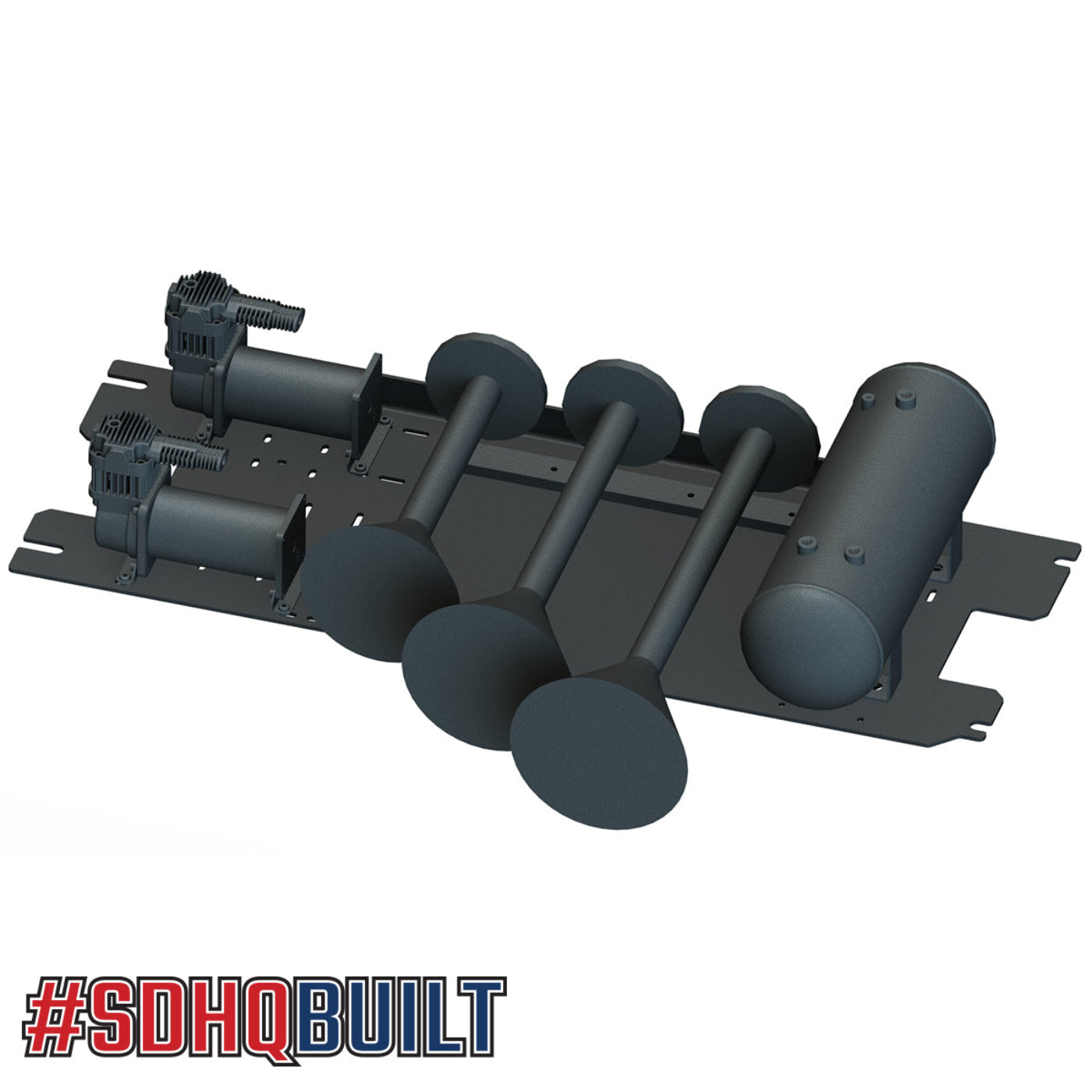 '20-25 Chevrolet/GMC 2500/3500 SDHQ Built Under Bed Air Compressor Mount design