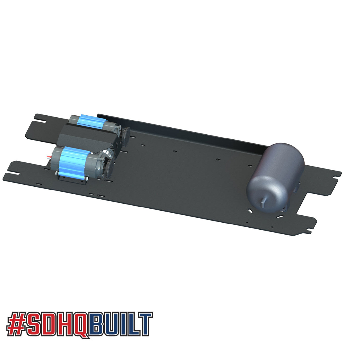 '20-25 Chevrolet/GMC 2500/3500 SDHQ Built Under Bed Air Compressor Mount design