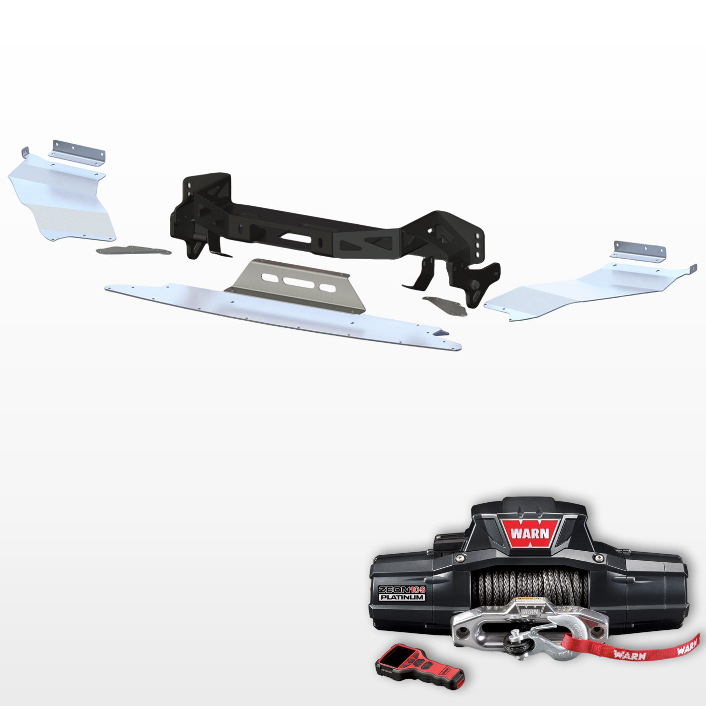 '14-23 Lexus GX460 "Build Your Own" SDHQ Built Winch Mount design with winch