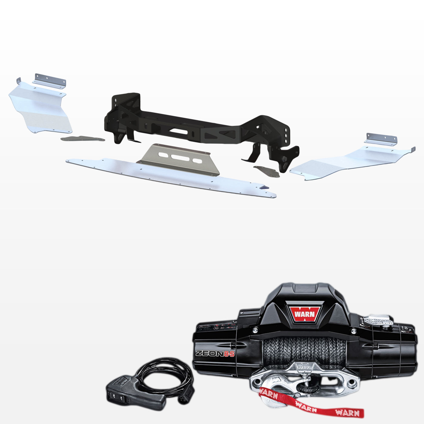 '14-23 Lexus GX460 "Build Your Own" SDHQ Built Winch Mount design with winch