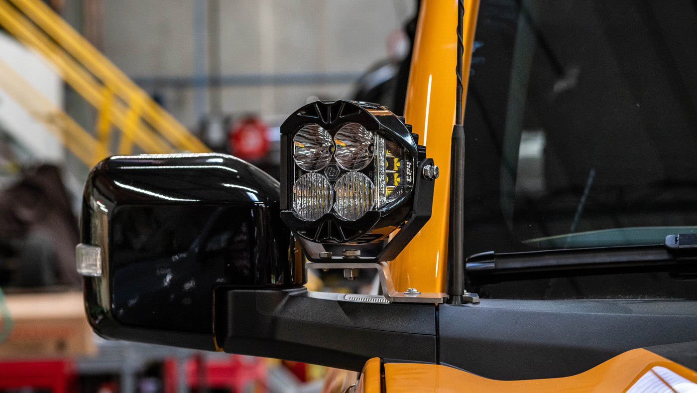 '21-Current Ford Bronco SDHQ Built A-Pillar Light Mounts
