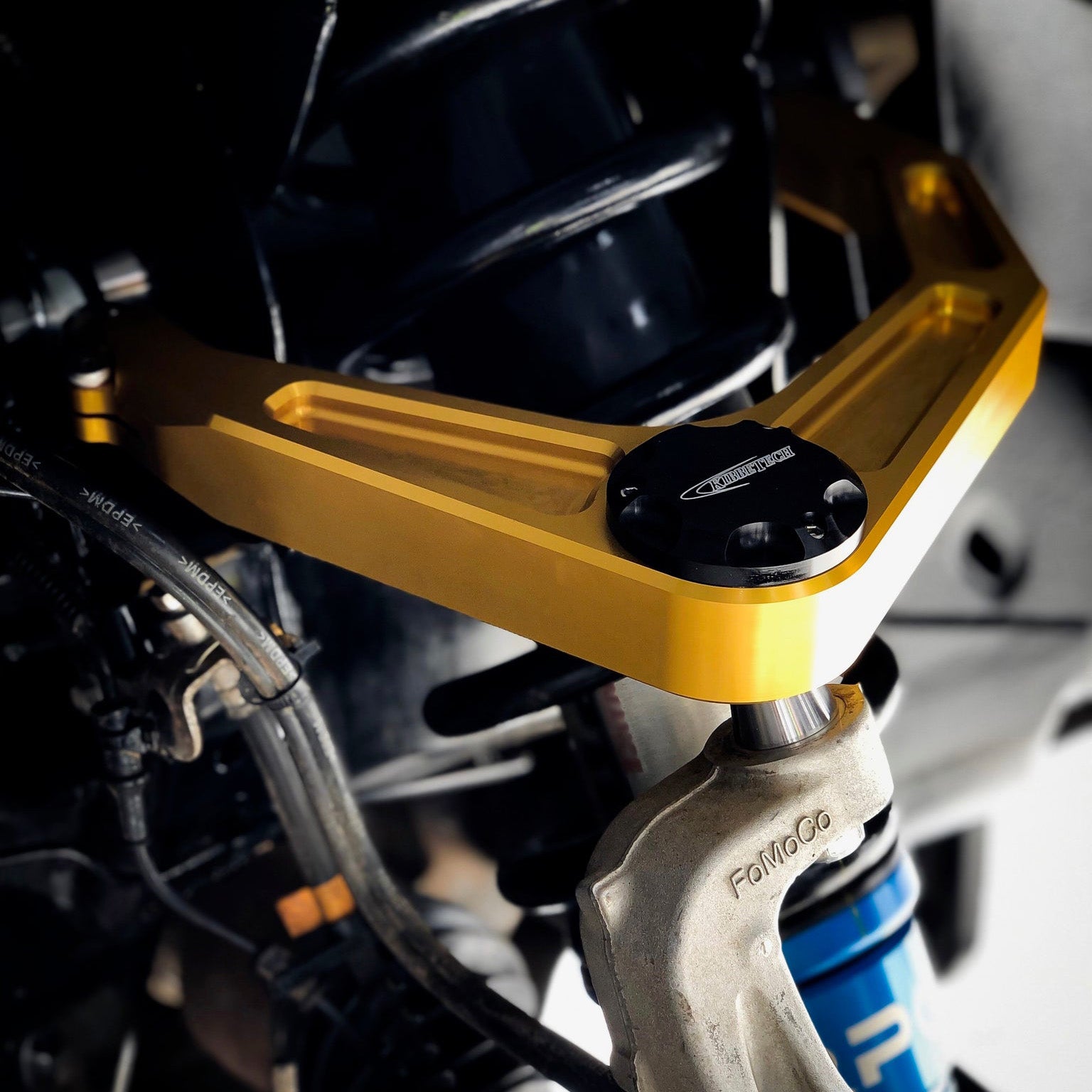 '17-23 Ford Raptor Kibbetech Billet Aluminum Upper Control Arms close-up