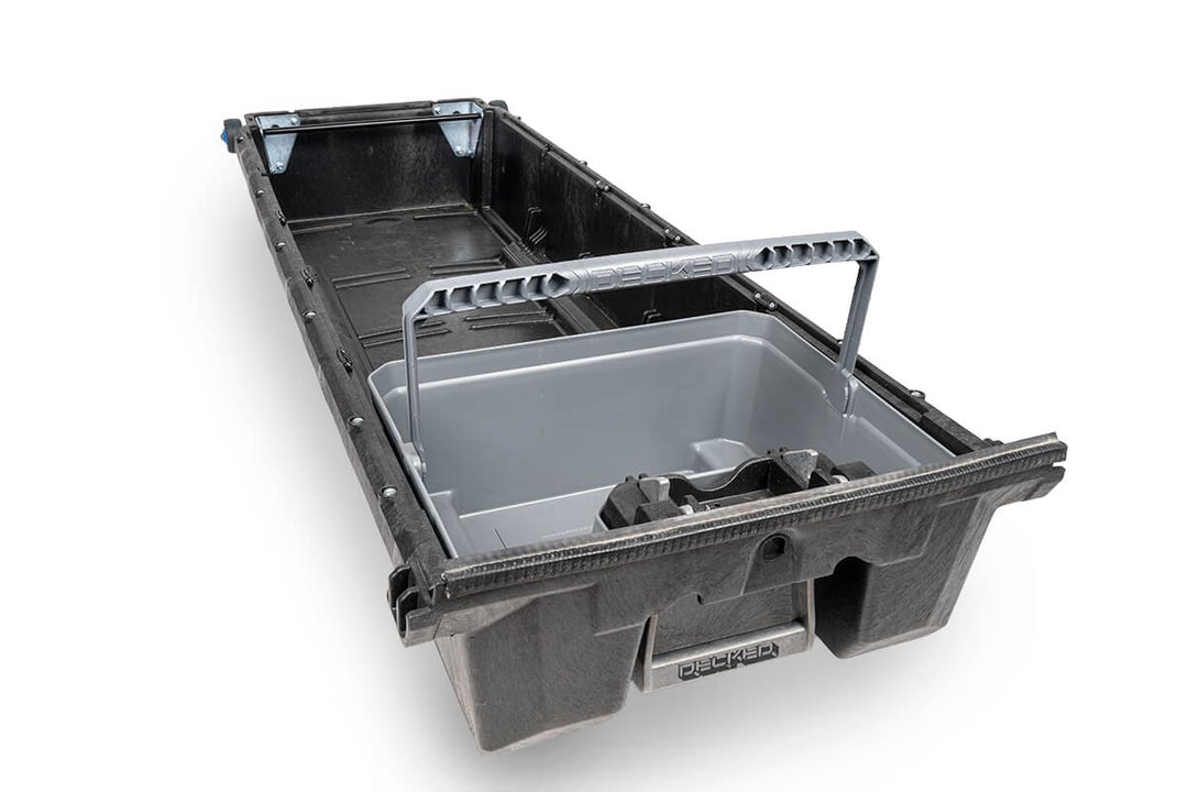 Decked Double Drawerganizer Fitment Display