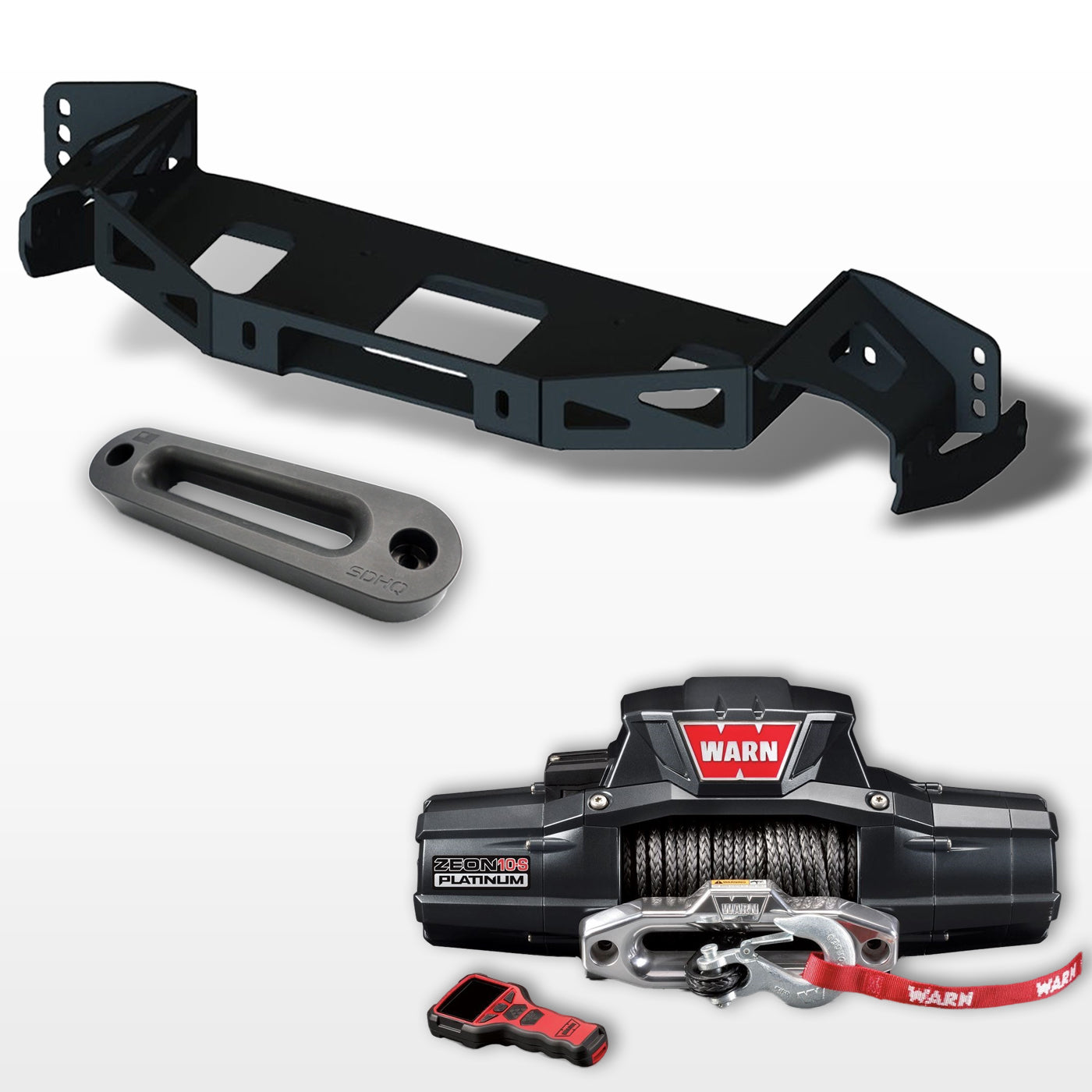 '14-23 Lexus GX460 "Build Your Own" SDHQ Built Winch Mount design with winch and fairlead