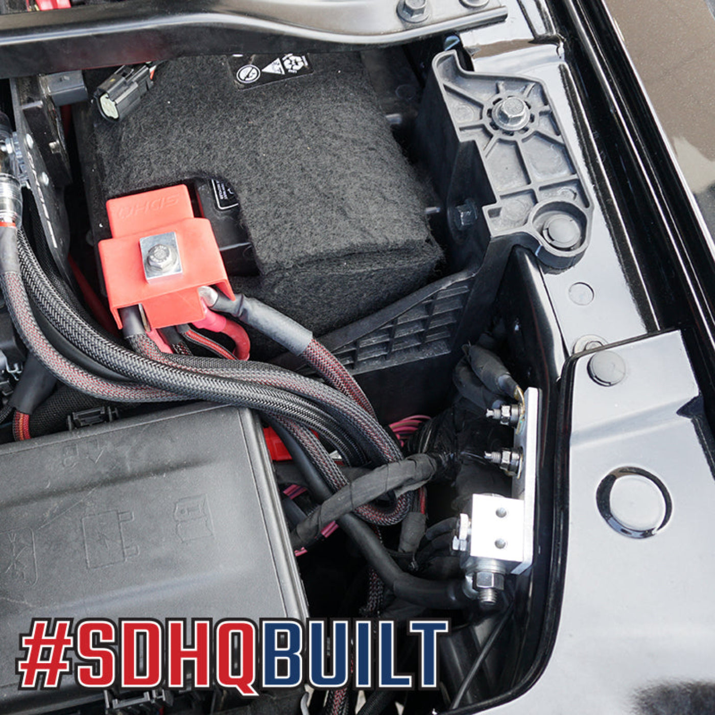 2025 Ram 1500 RHO SDHQ Built Billet Battery Terminal Kit installed