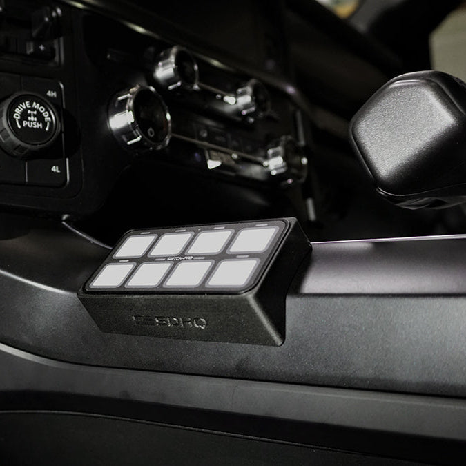 '21-Current Ford F-150 SDHQ Built Switch-Pros SP-9100 Flow Through Center Console Keypad