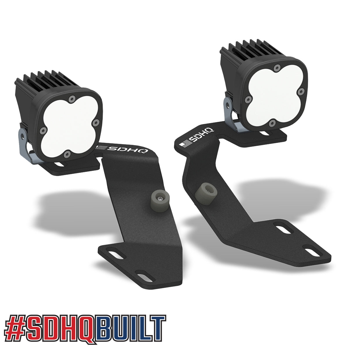 '03-23 Toyota 4Runner SDHQ Built A-Pillar Light Mounts individual parts display