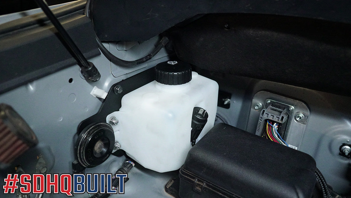 '07-21 Toyota Tundra SDHQ Built Windshield Wiper Bottle Relocation Kit display