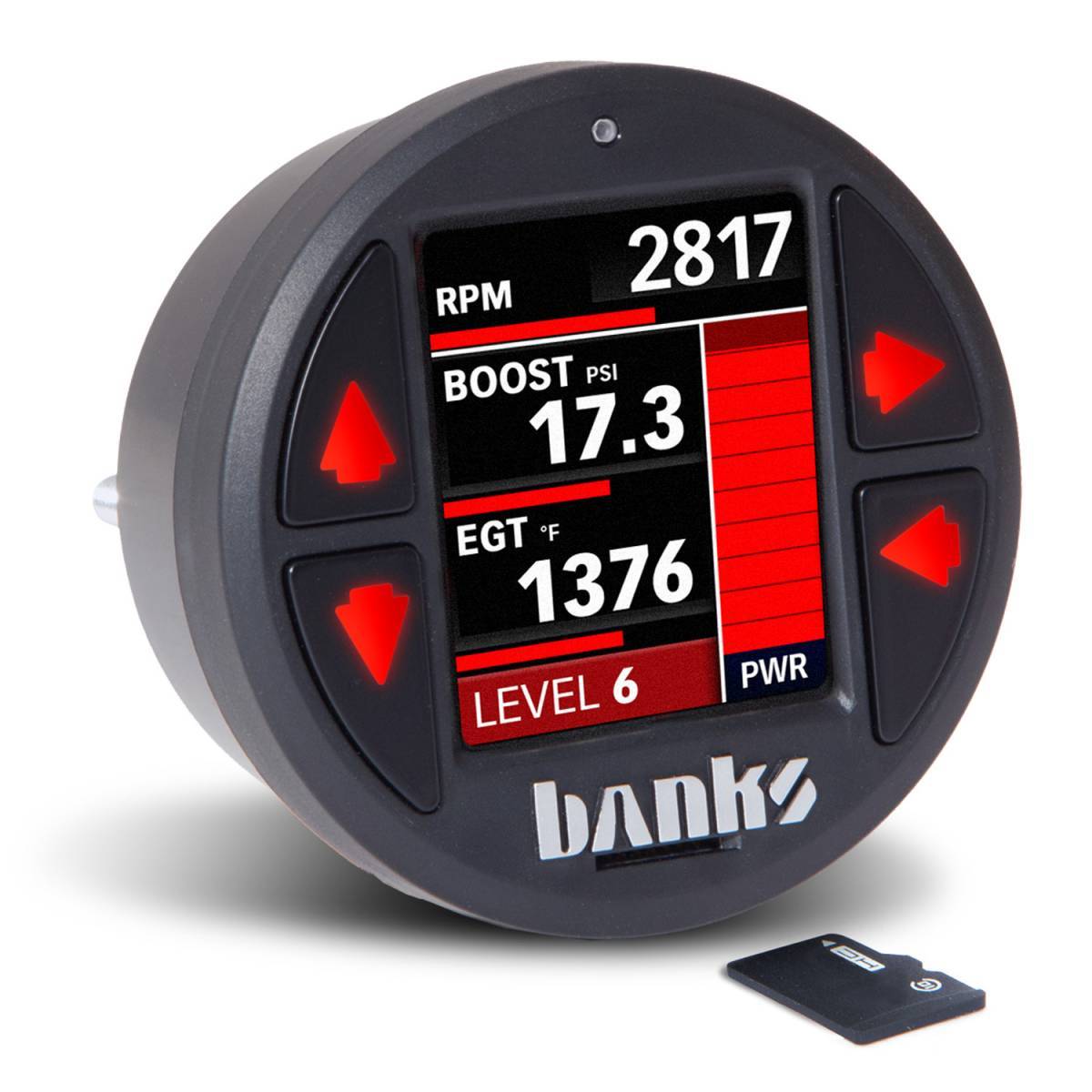 Derringer Tuner with iDash® DataMonster Banks Power close-up Display